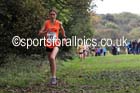 Rosie Smith (Durham City) leads the senior womens Northern Cross Country Relays. Photo: David T. Hewitson/Sports for All Pics